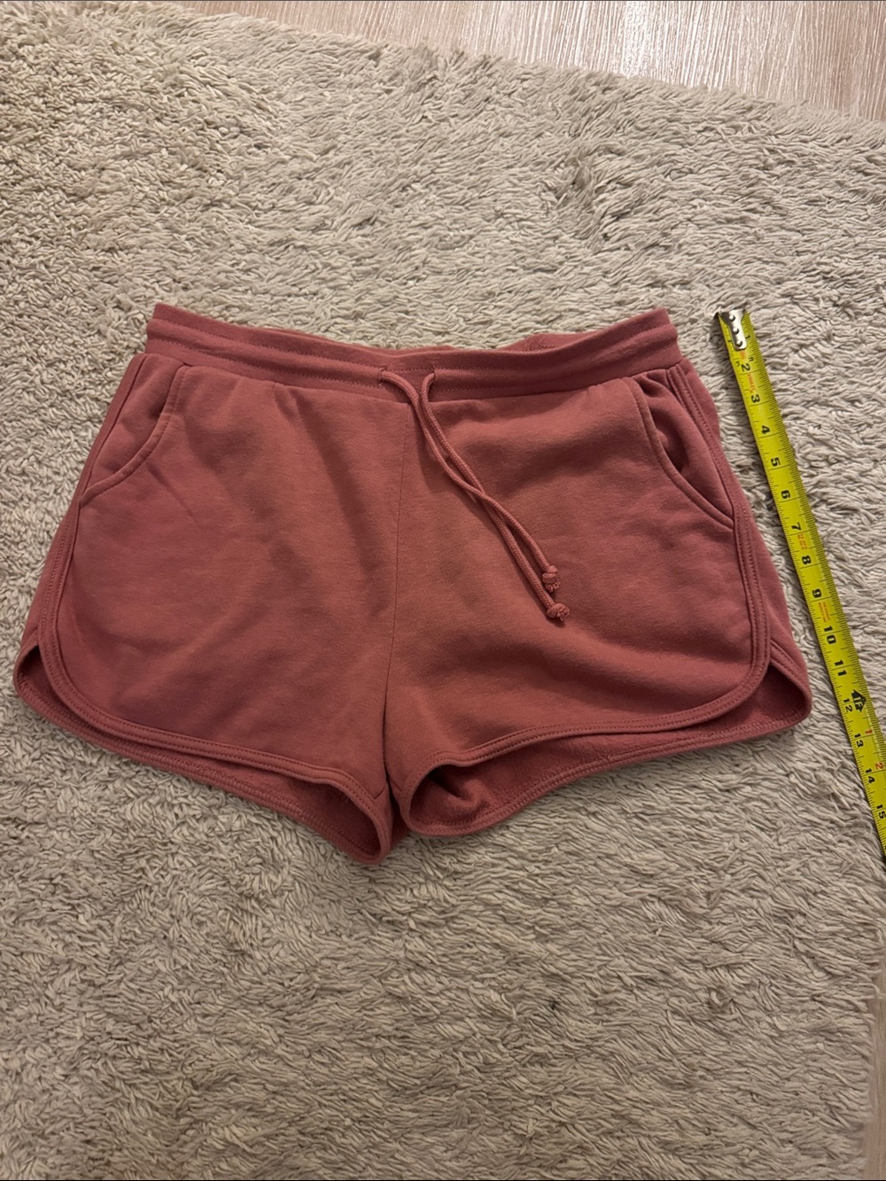 Olive & Oak Rosewood Drawstring Athletic Shorts